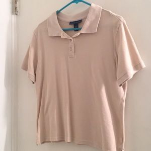 Karen Scott beige polo M